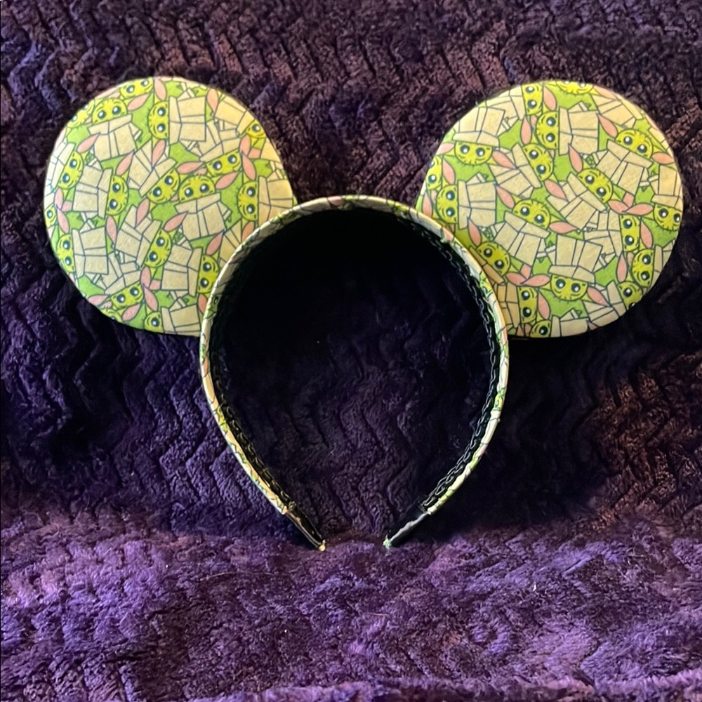 Custom homemade The Child mouse Ears Headband